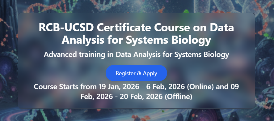 RCB-UCSD Certificate Course on Data Analysis for Systems Biology
