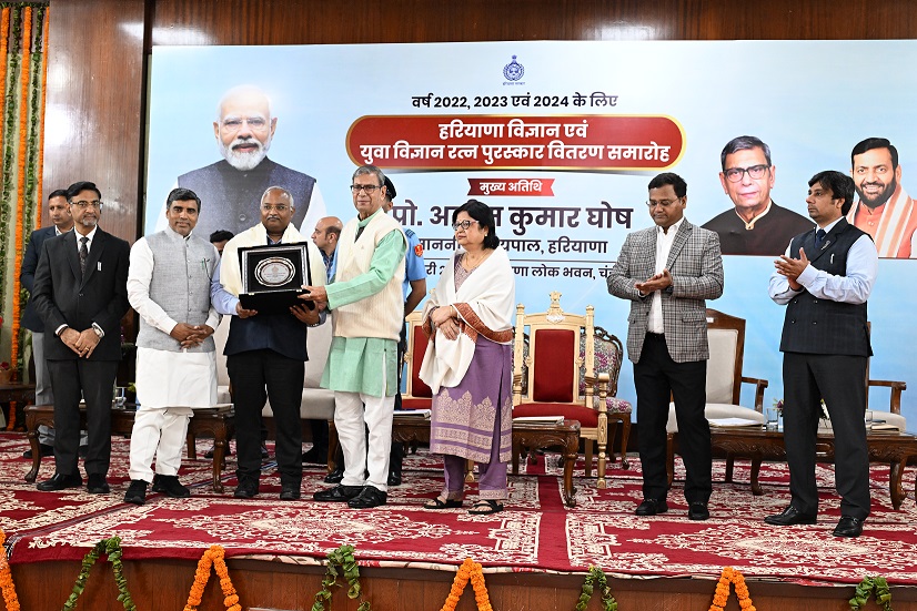 Dr. Deepak T. Nair, Professor at RCB, has been awarded the Haryana Vigyan Ratna Award on National Science Day, recognizing his outstanding contributions to scientific research